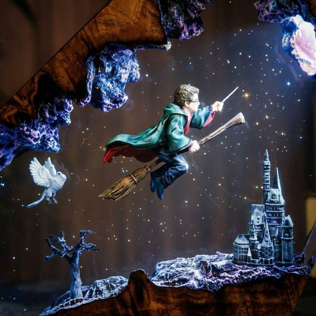 The Wizard - Premium Handmade Resin Lamp