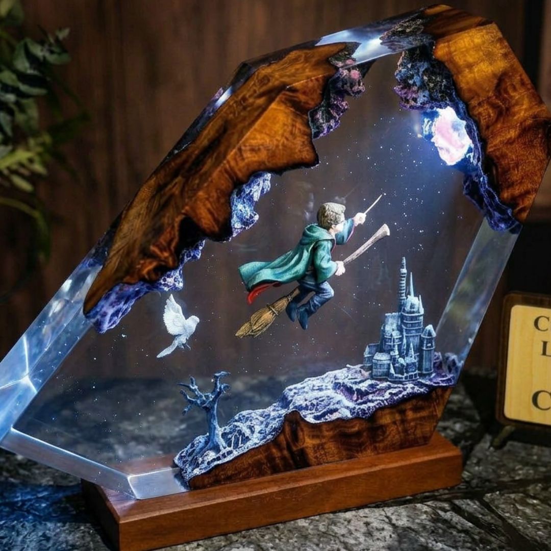 The Wizard - Premium Handmade Resin Lamp