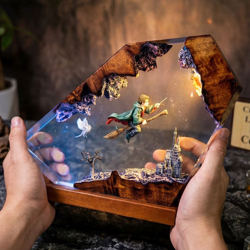 The Wizard - Premium Handmade Resin Lamp